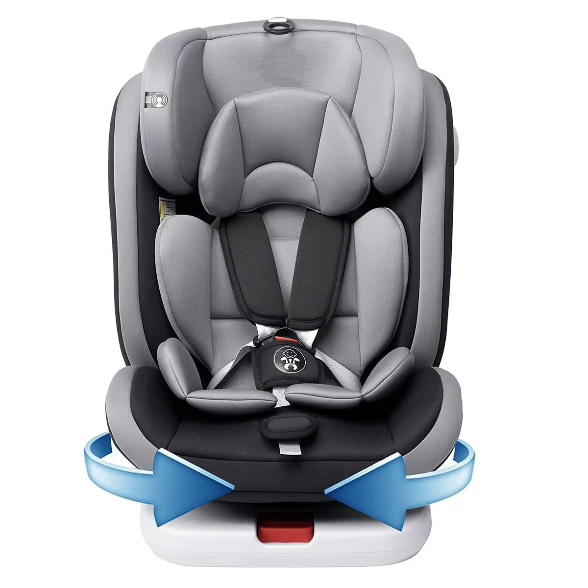 Seggiolino Auto per Bambini AP01 ECE ISOFIX KL005 con Rotazione a 360 Gradi °   Cintura Girevole a 5 Punti 9-36kg 0-12 Anni