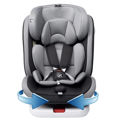 Seggiolino Auto per Bambini AP01 ECE ISOFIX KL005 con Rotazione a 360 Gradi °   Cintura Girevole a 5 Punti 9-36kg 0-12 Anni