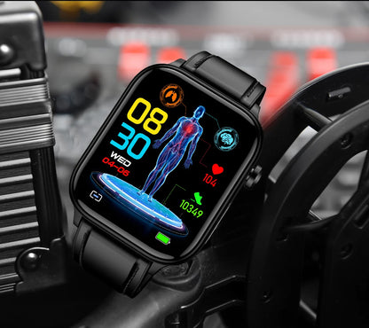 2025 Nuovo AI Diagnosi Lipidi nel sangue Acido urico Test di composizione corporea Smart Watch per uomo ECG + PPG Chiamata Bluetooth Salute Smartwatch