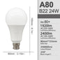 10 Pezzi Lampadine LED E27 B22 da 24W 20W 18W 15W 12W 10W 3W, AC 220V 110V 3000K 6000K, Lampada per Soggiorno e Casa