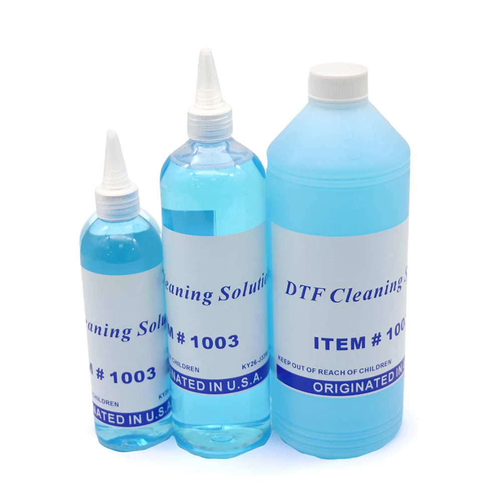 250ml 500ml 1000ML DTF Soluzione di pulizia inchiostro per Epson DX4 DX5 DX7 L1800 L805 L800 1390 I3200 Testina di stampa DTF liquido per la pulizia dell'inchiostro