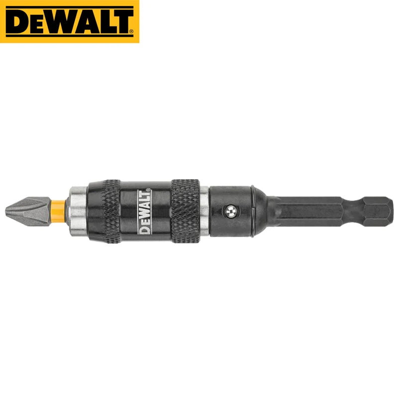 DEWALT Accessori per utensili Serie combinata con intaglio incrociato PH2 89MM 57MM 50MM Asta di prolunga per manica ad anello argento/giallo