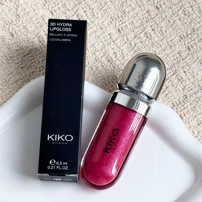 KIKO Unlimited Blush, fard in polvere monocromatico, e Unlimited Double Touch, lucidalabbra in edizione limitata, lucidalabbra 3D Hydra, 25 colori.