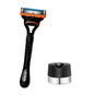 Set Rasoio Gillette Fusion 5 con 5 Lame Ultra-Sottili, Striscia Lubrificante e Rifinitore Posteriore, Disponibile in Diverse Specifiche