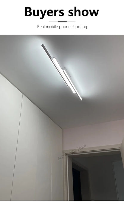 Lampada da soffitto moderna linea Luci a LED Soggiorno Sala da pranzo Camera da letto principale Apparecchio Lampadario a soffitto Sconce da parete Apparecchio di illuminazione