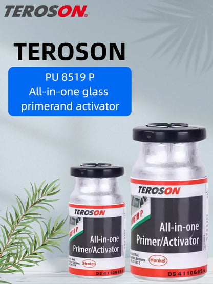 TEROSON PU 8519 P 10ML Primer Attivatore 2-in-1 per Parabrezza, Riparazione Vetri Auto, Adesivo Automobilistico a Rapida Asciugatura, Primer PU Nero