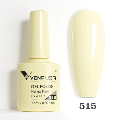 VENALISA Smalto gel per unghie da 7,5 ml Sparkle Glitter Diamante Brillante Colori estivi Semi permanente Soak off Vernice gel per unghie UV LED