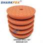 Sharkfox Disco Lucidante per Auto 5/6 Pollici, Tamponi Lucidanti Autoadesivi, Tampone Lucidante in Schiuma Tedesca per Lucidatura e Ceratura per DA/RO