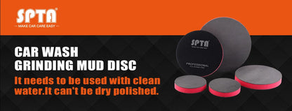 SPTA 1PC 3/5/6 pollici Argilla Disco Bar Pulire Schiuma Pad Per Lavaggio Auto Lucidatura Dettagli Nuovo Strumento Kit di Dettagli