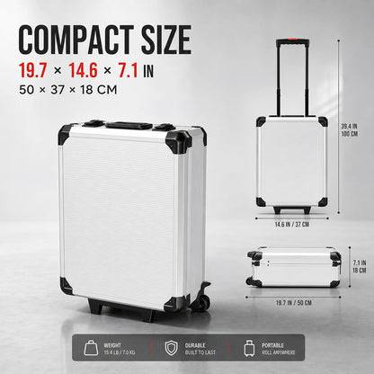 Set di 799 utensili meccanici per la riparazione domestica, kit di attrezzi manuali con chiavi e bussole, con carrello avvolgibile, utensili manuali in acciaio legato per la manutenzione meccanica di casa e auto, ideale come