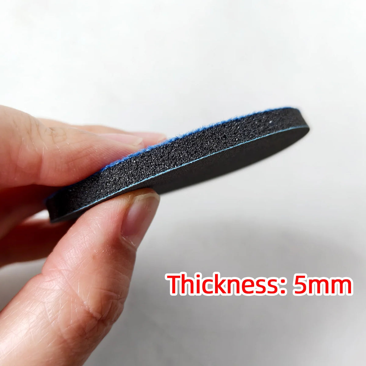 Disco Abrasivo in Schiuma Tedesca da 75mm 3 Pollici, Tampone Rotondo per Levigatura e Lucidatura Fine, per Auto, Vetro e Metallo