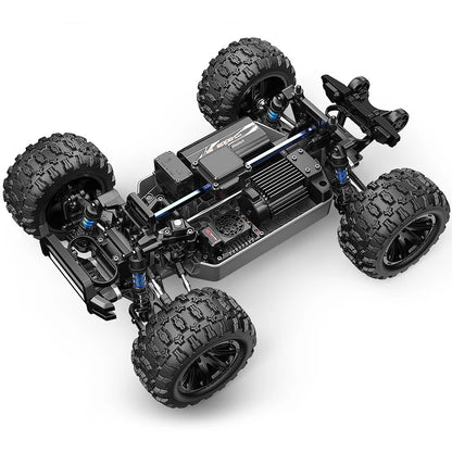 Local+ HYPER GO MJX 12212 1:12 18208 1:18 Monster Truck RC Elettrico a Quattro Ruote Motrici 3S ad Alta Velocità con Motore Brushless, Auto RC Fuoristrada 4x4 con Spedizione Locale in 24h dall'UE