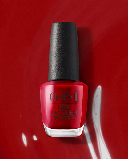 OPI Red Hot Rio Smalto per Unghie Nail Lacquer 15 ml - rosso acceso