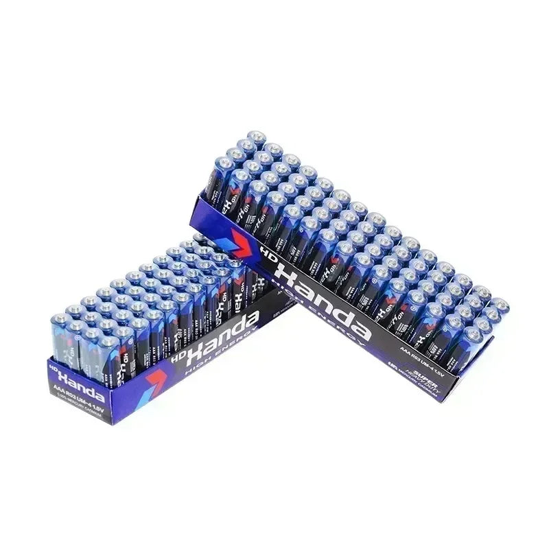 Batteria a secco monouso AAA 1,5 V, tipo 7, a base di zinco e manganese, adatta per bilance, cartelli da parete, orologi elettronici e giocattoli.
