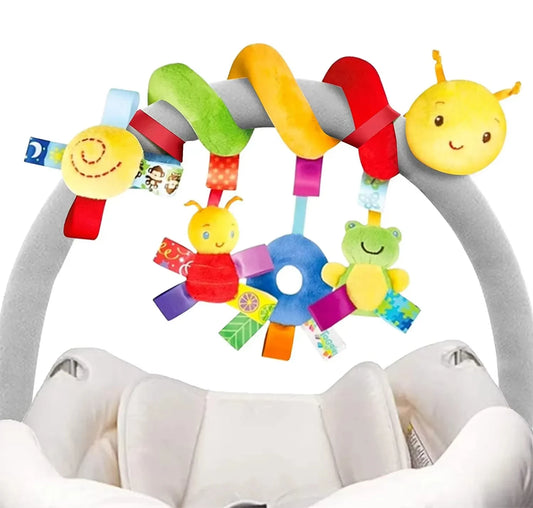 Culla Appesa Sonagli Giocattoli Seggiolino Auto Giocattolo Morbidi Cellulari Passeggino Culla Giocattolo A Spirale Carrozzina Appesa Bambole per Neonati Regalo Neonato