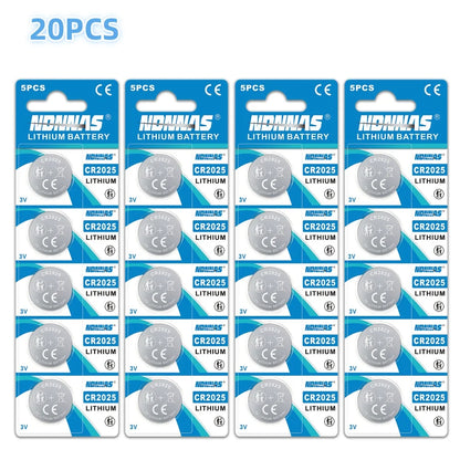 5-50 pz. Batterie a bottone al litio 3V CR2025 DL2025 2025, batterie piatte per chiavi auto/portachiavi Audi, Mercedes, Nissan, bilance, giocattoli, ecc.