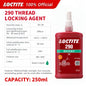 100% originale Loctite 290 Frenafiletti Vite Colla Verde Grado traspirante Colla anaerobica liquida Fissatore per viti 50ml/250ml