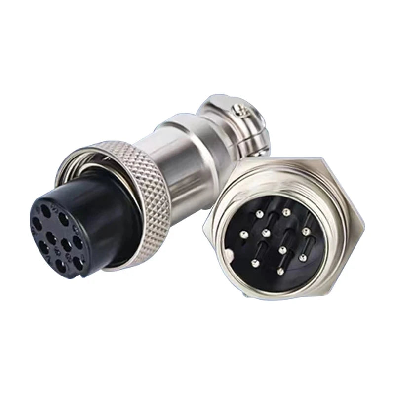 5/10/100Set GX12 GX16 GX20 Connettore aeronautico 2 3 4 5 6 7 8 9 10 12 14 15 Pin Maschio Femmina Cavo di aggancio Aviatore Presa di corrente