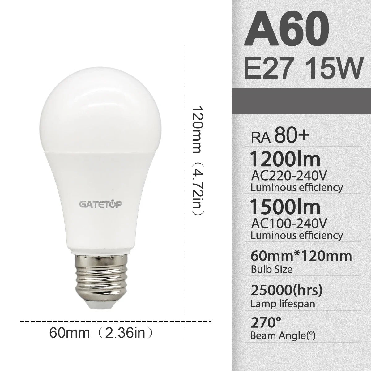 10 Pezzi Lampadine LED E27 B22 da 24W 20W 18W 15W 12W 10W 3W, AC 220V 110V 3000K 6000K, Lampada per Soggiorno e Casa