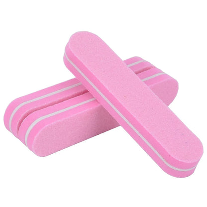 Set professionale di 40/80 pezzi per la levigatura e la lucidatura delle unghie, composto da lime, blocchi per la lucidatura e spugne, ideale per manicure, pedicure, levigatura e lucidatura, kit di strumenti per nail art.