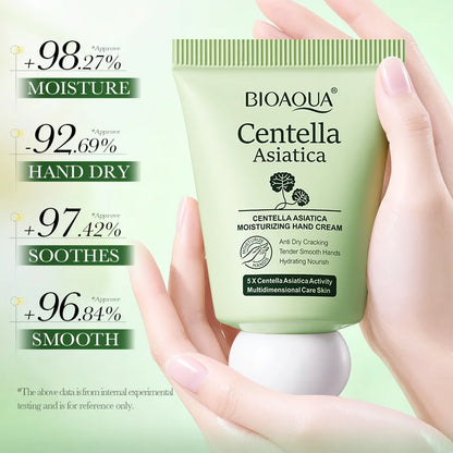 BIOAQUA Asiatico Centella Crema per le mani Sbiancamento delle mani Idratante Anti rughe Anti-età Prodotti per la cura della pelle delle mani