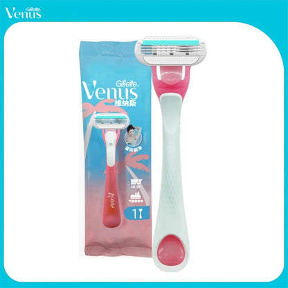 Rasoio Gillette Venus Tropical Mini Rosa con Striscia Lubrificante CloudSense e 3 Lame Flottanti per una Rasatura Liscia (1 Pezzo)