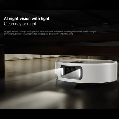 Versione Globale Xiaomi Robot Vacuum 5 Pro Video HD Chiamate Unidirezionali Aspirazione 20000Pa Aspirapolvere Anti-groviglio Senza Problemi Stazione Base Autopulente Mop Estensibile e Spazzola Laterale Controllo Intelligente