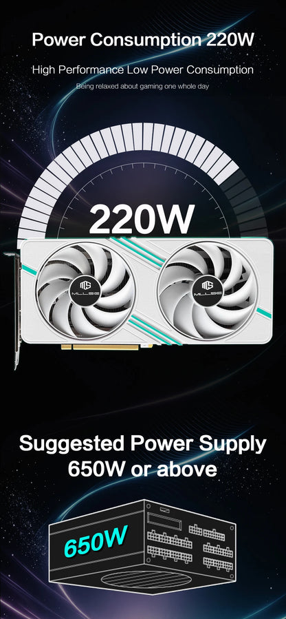 MLLSE Nuova Scheda Video da Gioco RTX 3070 8GB 8Pin Gddr6 256Bit Pci-E 4.0 GPU Nvidia Scheda Grafica da Gioco Rtx 3070 8Gb