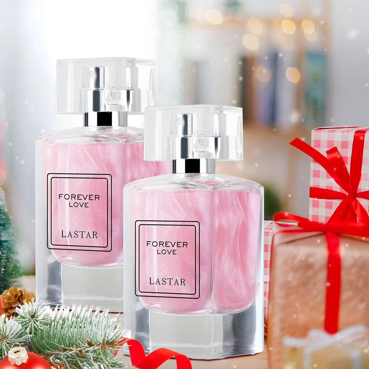 LASTAR Profumo da donna, regali di Natale. Totale 100 ml/3,38 fl oz, profumo di rosa, fragranza a lunga durata, atmosfera di datario