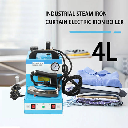 Ferro da Stiro Elettrico 1600W 220V, Macchina da Stiro a Pressione Verticale, Ferro da Stiro a Vapore Industriale ad Alta Potenza
