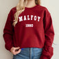 2025 Felpa Draco Malfoy Film Magico HP Wizard World Pullover Vintage Wizard School Retro Malfoy 1980 Felpe girocollo