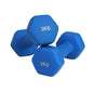 Set di 2 manubri - 2 x 2 kg, manubri esagonali, superficie in vinile, ideali per fitness, esercizio e allenamento, palestra a casa, disponibili in vari colori