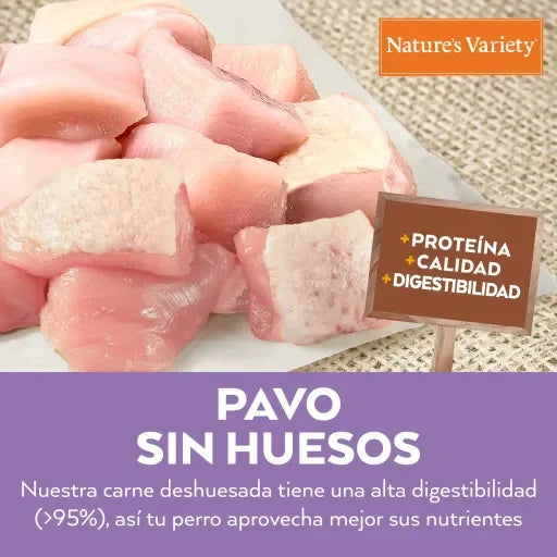 Nature's Variety Cibo per Cani Adulti Medi con Grano Sano e Tacchino - 10+2 KG
