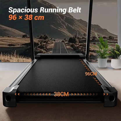 ROBORE SF20 Treadmill Pieghevole per Casa con Inclinazione del 15%, Velocità di 12 km/h, Carico Massimo di 136 kg, Motore Silenzioso Brushless da 3.0HP, Nastro da Corsa 97×40 cm, Tripla Ammortizzazione, Cuscino a 7 Strati