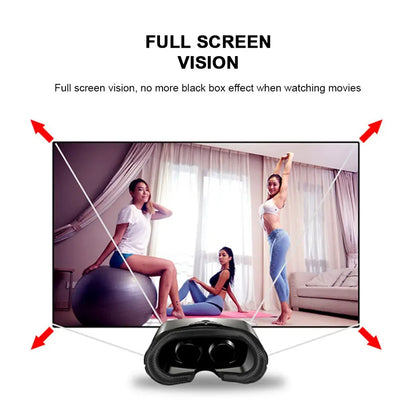 VRG Pro Realtà Virtuale Occhiali VR Dispositivi per cuffie Viar 3D Occhiali per casco Lenti Smart per Smartphone Cellulare Set di giochi per dispositivi mobili