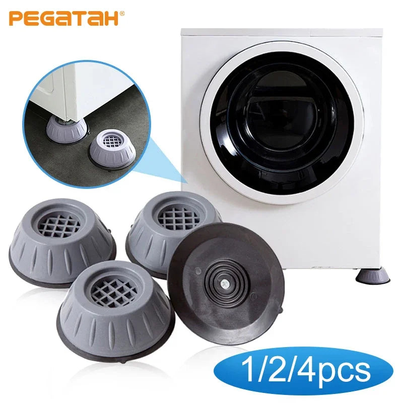 4/8/12 pezzi piedini antivibranti cuscinetti per lavatrice silenziosi cuscinetti per gambe in gomma asciugatrice base universale fissa antiscivolo pad accessori