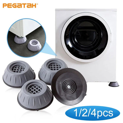 4/8/12 pezzi piedini antivibranti cuscinetti per lavatrice silenziosi cuscinetti per gambe in gomma asciugatrice base universale fissa antiscivolo pad accessori