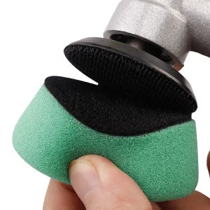 SPTA Mini Kit tampone per lucidatura in spugna da 1,5 pollici (40 mm) / 2 pollici (50 mm) per strumento di pulizia per lucidatrice a batteria 12 V