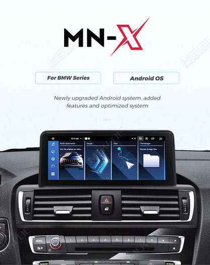 Autoradio Android 2026 con CarPlay Wireless, Android Auto, Mirroring, Navigazione GPS per BMW Serie 5 F10 F11 2011-2017, Schermo Touch da 10,25 pollici, ROM da 128GB, Lettore Video 4K, Schermo con Display per Telecamera Poste
