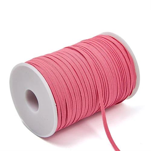 3mm 6mm Elastico colorato Elastico per cucire Nastro elastico Elastico in spandex Fascia per cucire Tessuto Accessori per indumenti fai da te 10 anni