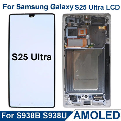 Display SUPER AMOLED S25 Ultra con Difetti per Samsung Galaxy S25 Ultra S938 SM-S938B S938U, Gruppo Schermo LCD e Touch Screen