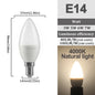 5-12pcs E14 E27 Lampadina Led 220V 110V 3W 5W 6W 7W Illuminazione Calda 3000K 6000K Lampada a Candela Led Lampadario Luce per la Decorazione Domestica