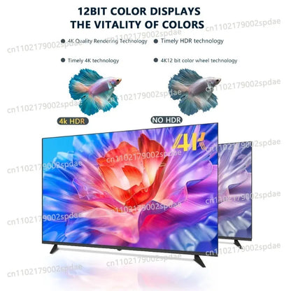 Televisore Smart ad Alta Definizione per Uso Domestico, Display HDR10 da 32 Pollici Stabile con Funzione di Connessione Wireless Multipla
