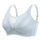 Reggiseno per allattamento premaman con bottone frontale Intimo raccolto regolabile Reggiseno per allattamento confortevole per l'allattamento di vestiti per donne incinte