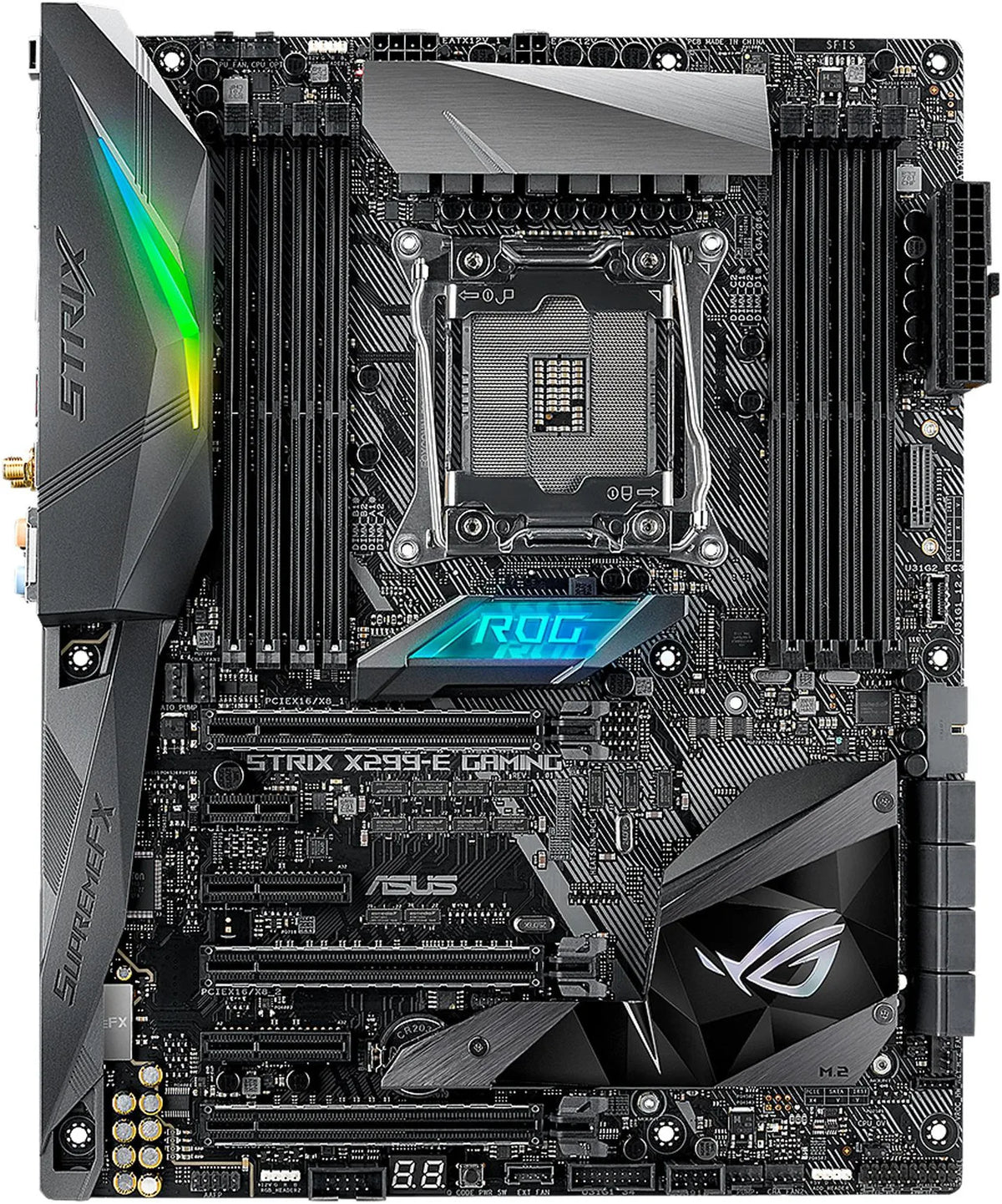 Scheda Madre ASUS STRIX X299-E GAMING Socket 2066 Intel X299 DDR4 128GB M.2 Supporto Core I9-10900X I9-9960X I9-10980XE I9-10900