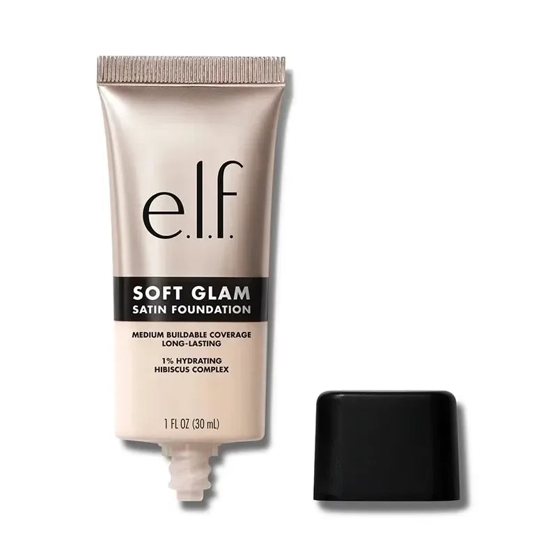 Nuovo balsamo labbra alla frutta della marca Elf, prodotto versatile per labbra e guance, fard liquido in polvere, fondotinta liquido effetto satinato, cosmetici per il trucco facili da usare.