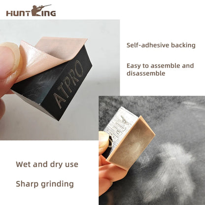 Abrasivi per rettifica fine HUNTING 1 Open 8 adesivi Carta vetrata - Strumento per lucidatura e lancio di macchie per auto di precisione