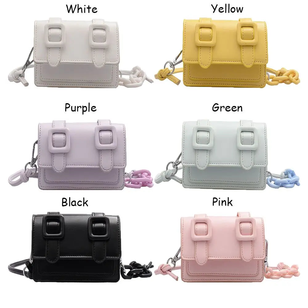 Mini borse a tracolla piccole per donna Borsa a catena per ragazza Borsa in pelle PU Borse a tracolla per ragazza da donna Designer 2022 Estate Giallo