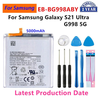 Batteria nuovissima per Samsung Galaxy S21/S21 Ultra/S21Plus/S20 FE/A41/A51 5G/A70/Note 20/ Nota 20 Ultra/A02S