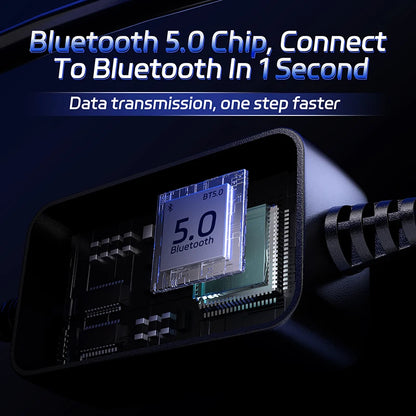KONNWEI BK300 Tester Bluetooth per Batterie Auto 6V/12V/24V con App Mobile per Auto, Camper, Moto, Camion e Barche